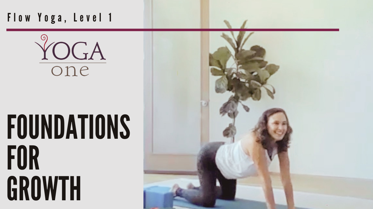 Foundations for Growth, Flow Yoga, Level 1 with Amy Caldwell